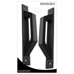 ASA PLACA RECTA 6804 ALUMINIO NEGRO (BL-2) 17107