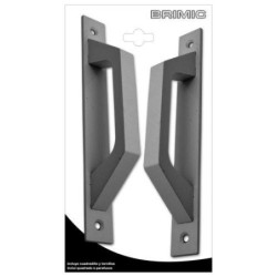 ASA PLACA RECTA 6804 ALUMINIO PLATA (BL-2) 17108