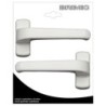 JUEGO MANILLA 6800 ALUMINIO BLANCO (BL.) 17080