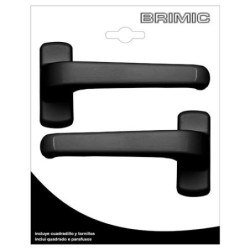 JUEGO MANILLA 6800 ALUMINIO NEGRO (BL.) 17081
