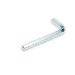 LLAVE ALLEN HEXAGONAL CORTA CROMADA 5MM