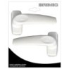 JUEGO MANILLA 6802 ALUMINIO BLANCO (BL.) 17083