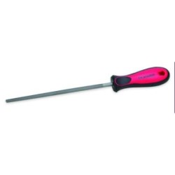 LIMA REDONDA 150MM MANGO BIMATERIAL GRANO ENTREF.