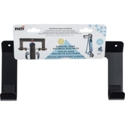 SOPORTE FIJO PARED PATINETE ELECTRICO NEGRO MATE