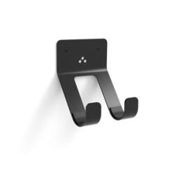 SOPORTE FIJO PARED PATINETE NEGRO MATE ACERO