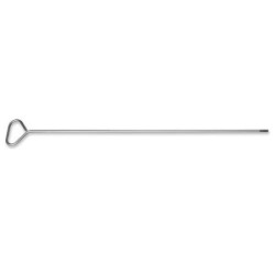 VARILLA LIMPIATUBO FLEXIBLE 625 MM. - ROSCA M6H