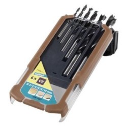 JUEGO 6 BROCAS ESPIRAL MADERA 7108000