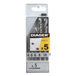 ESTUCHE 5 BROCAS FLASH DIAGER D251C
