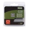 GRAPA CERCADOS OMEGA A20 GALVANIZADA 200 UDS