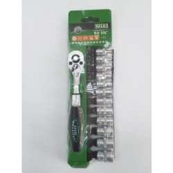 CARRACA 1/4" CON EXPULSION+12 VASO 8611502