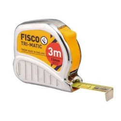 FLEXOMETRO TRI-MATIC 3 M. X 13 MM. CON FRENO TM3M