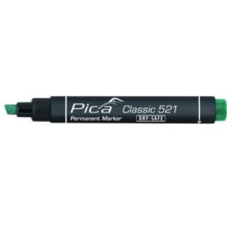 MARCADOR PERMANENTE PICA TIPO PINCEL VERDE