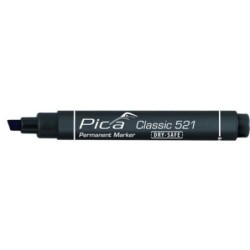 MARCADOR PERMANENTE PICA TIPO PINCEL NEGRO