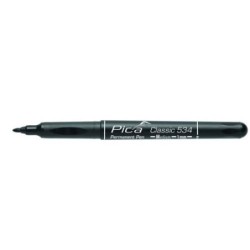 MARCADOR PERMANENTE PICA CLASSIC BALA NEGRO