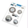 KIT 5 CEPILLOS ALAMBRE ACERO CIRCULARES 1418600005