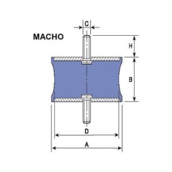 DINAFLEX DIABOLO MACHO R00N M-6