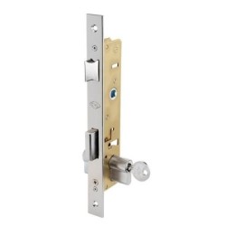 CERRADURA EMBUTIR 184/30/0 HIERRO NIQUELADO CVL
