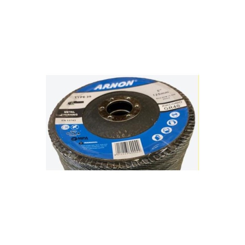 DISCOS LAMINAS MIL HOJAS ZIRCONIO LAMARNON 125/40