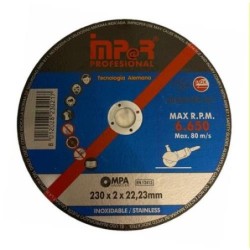 DISCO CORTE 230X1,9X22,23MM. IMPAR PROFESIONAL 230