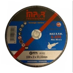 DISCO CORTE 230X2X22,23MM. IMPAR PROFESIONAL 2302