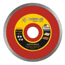 LOTE 2 DISCOS PORCEL.Ø115 CONTINUO CUP-FINO ROJO