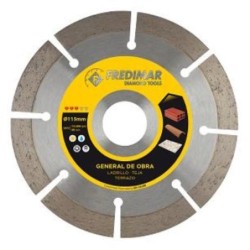 DISCO OBRA Ø115 SEGMENTADO RAPID CUT ALTURA 10MM.