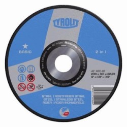 DISCO CORTE ACERO/INOXIDABLE BASIC 230X3X22 222044