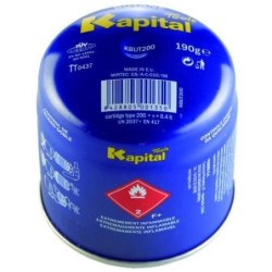 CARTUCHO GAS BUTANO 190 GR. KBUT200