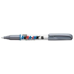 ROTULADOR PUNTA FINA DURA-INK 15 PLATA