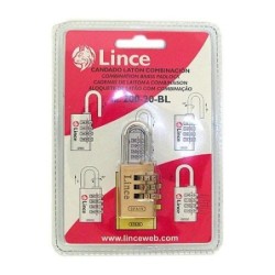 CANDADO LATONADO 200-40 COMBINACION