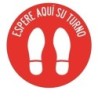 SEÑALIZACION SUELO ESPERE TURNO 30CM 9058