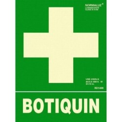 CARTEL PVC 40X30 SERIGRAFIADO BOTIQUIN