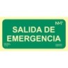 CARTEL PVC LUMI. SALIDA EMERGENCIA 150X300 A13406