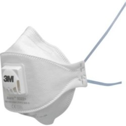 MASCARILLA PARTICULAS FFP2 CON VALVULA 9322+BLK