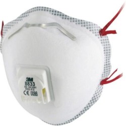 MASCARILLA DESECHABLE FFP3 CON VALVULA (CAJA-10)