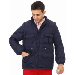 CHAQUETA ACOLCHADA M/DESMONTABLE 1026-AZ.MARINO XL