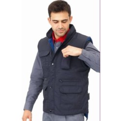 CHALECO MULTIBOLSILLOS FORRO POLAR 1020AM- XL