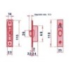 CERRADURA PUERTA METALICA 5554/14 LINCE