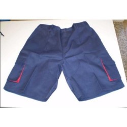 BERMUDA MULTIBOLSILLOS CARGO AZUL 38