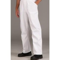 PANTALON CON GOMA MULTIBOLSILLOS TERGAL BLANCO 38