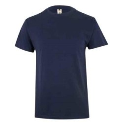 CAMISETA MANGA CORTA 155 G/M2 COLOR NAVY TALLA M