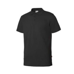 POLO STRETCH MC HOMBRE NEGRO XL