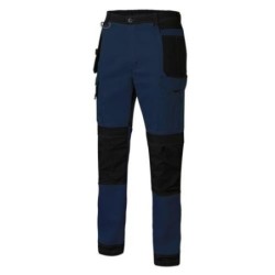 PANTALON CANVAS STRETCH AZUL MAR./NEGRO T- L