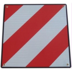 PLACA CARGA SOBRESALIENTE 50X50CM. V20