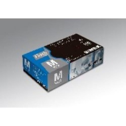 GUANTE NITRILO NEGRO 100 UD. FLASH TALLA P GD23