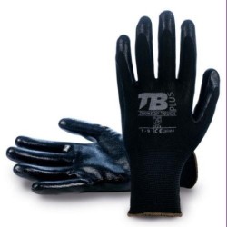GUANTE POLIESTER S/COSTURAS NEGRO 700NG2P TOUCH-8