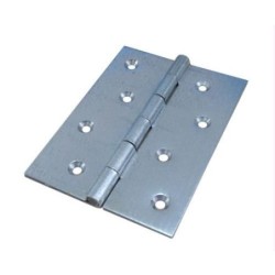 BISAGRA DOBLE HOJA GALVAN. SIN REMATE 60X40 MM.