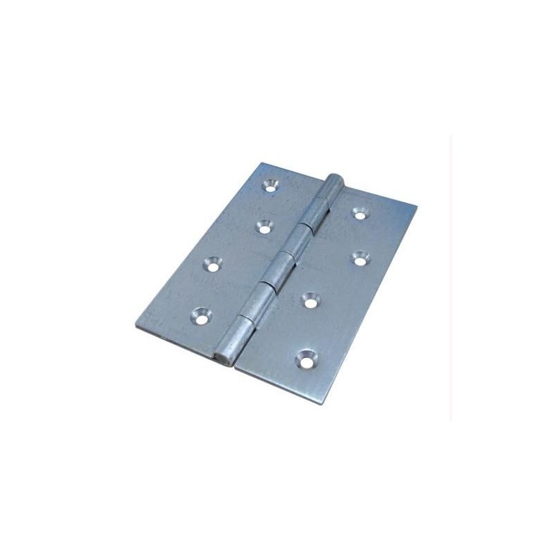 BISAGRA DOBLE HOJA GALVAN. SIN REMATE 60X40 MM.