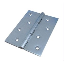 BISAGRA DOBLE HOJA GALVAN. SIN REMATE 70X45 MM.