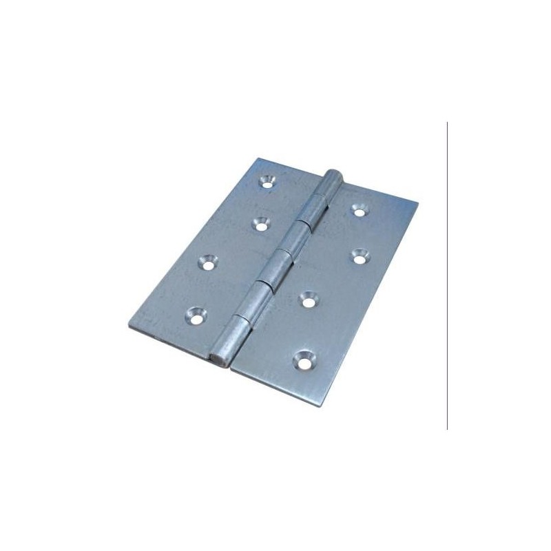 BISAGRA DOBLE HOJA GALVAN. SIN REMATE 70X45 MM.